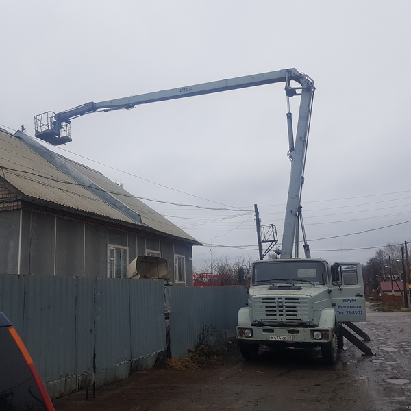 Зона работы Автовышки ВС 22.01